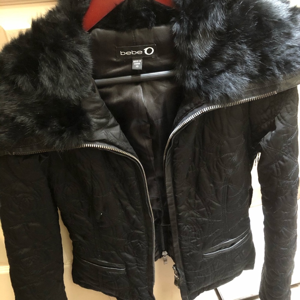 Bebe jacket with fur